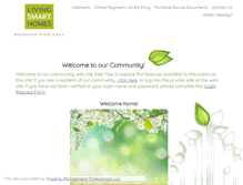 Tablet Screenshot of livingsmartmh.com